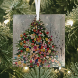 Adorno De Cristal Árbol de Navidad-