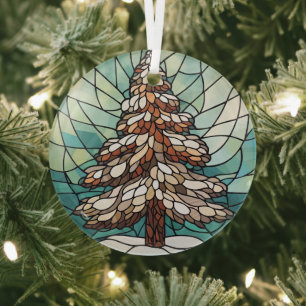 Adorno De Cristal Árbol de pinos