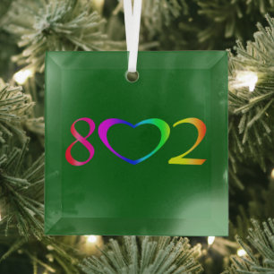 Adorno De Cristal Arcoiris del Orgullo Gay