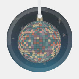 Adorno De Cristal Arte de vidrio manchado, disco Ball estilo de vidr