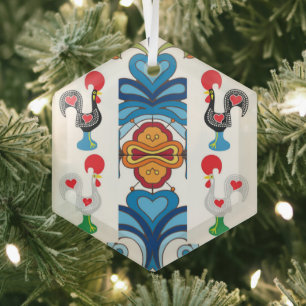 Adorno De Cristal Arte folclórico de Portugal