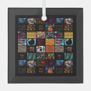 Adorno De Cristal Arte Pop Decorativo Patrón