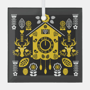 Adorno De Cristal Arte popular alemán Bauernmalerei