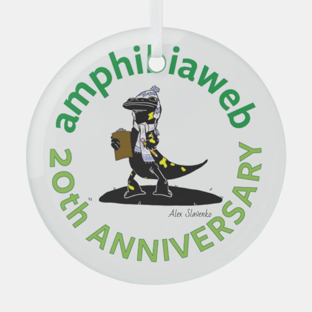 Adorno De Cristal #ArtYourAmphibian2020 - Alex Slavenko (Anverso)