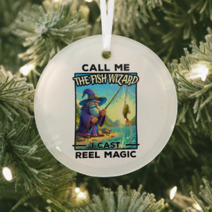 Adorno De Cristal Asistente para pesca de fantasía - Reel Magic