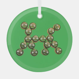 Adorno De Cristal 🐶 Authentic Chang Beer Cap Dog