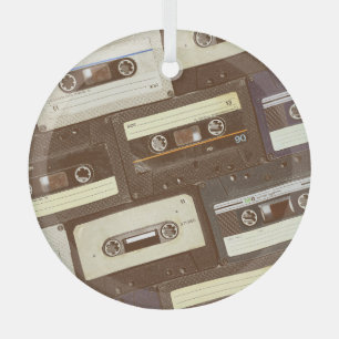 Adorno De Cristal Aves tropicales: Vintage de Toucans & Parrots