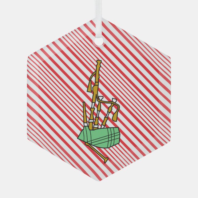 Adorno De Cristal Bagpipes (Anverso)