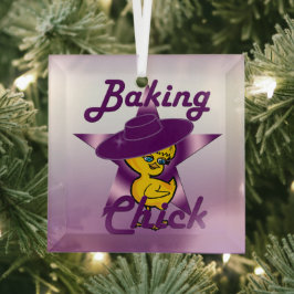 Adorno De Cristal Baking Chick #9