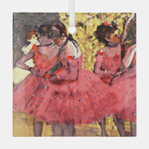 Adorno De Cristal BALLET—Degas: Los bailarines rosados,