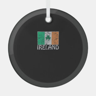 Adorno De Cristal Bandera de Irlanda Bandera Banderas irlandesas par