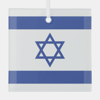 Adorno De Cristal Bandera del Estado de Israel, Estrella de David Ju