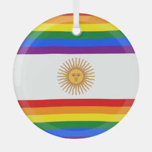 Adorno De Cristal bandera LGBT Argentina