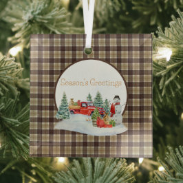 Adorno De Cristal Bannockbane Original Scottish Tartán