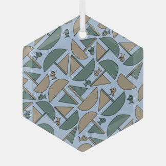 Adorno De Cristal Barcos y peces