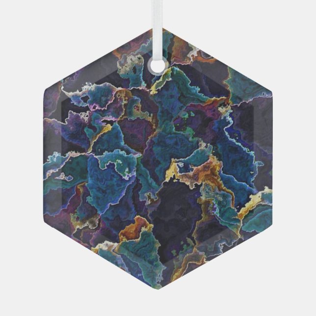 Adorno De Cristal Barrido de petróleo (Anverso)