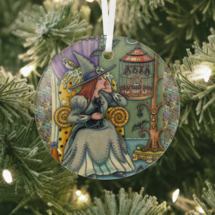 ADORNO DE CRISTAL BASTANTE BIEN, CAT Y SUS MASCOTAS, BAT CAGE, HALLO