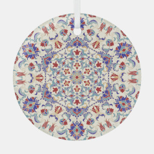 Adorno De Cristal Belleza de Mandala: colorido mosaico cultural