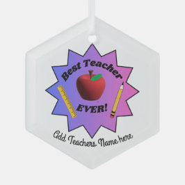 Adorno De Cristal Best Teacher EVER!