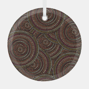 Adorno De Cristal Boho Africano: Arte Tribal Sin Marea.