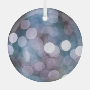 Adorno De Cristal Bokeh gris azul, fondo abstracto.