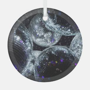 Adorno De Cristal Bolas Disco: Atmósfera Fiesta oscura