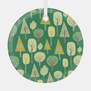 Adorno De Cristal Bosque de verano: Diseño inspirado en la naturalez