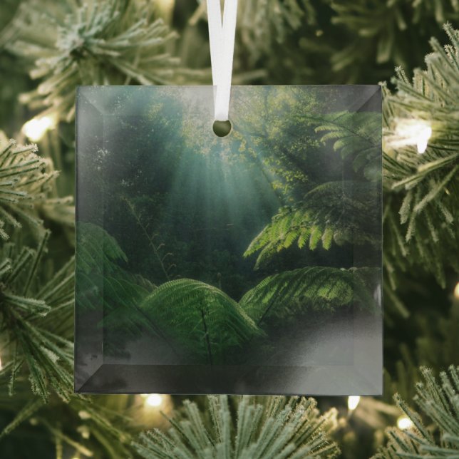 Adorno De Cristal Bosques | Ferrocarriles en la selva tropical (in situ)