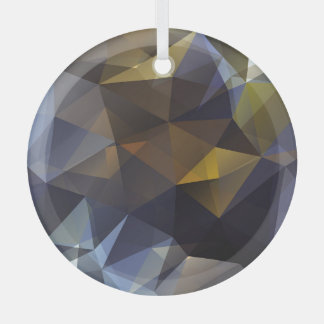 Adorno De Cristal Brillante vintage triangular, textura diamantífera