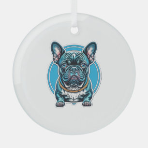 Adorno De Cristal Bulldog francés