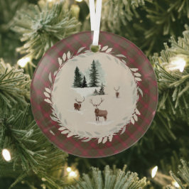 Adorno De Cristal Burnett Weathered Original Escocia Tartán