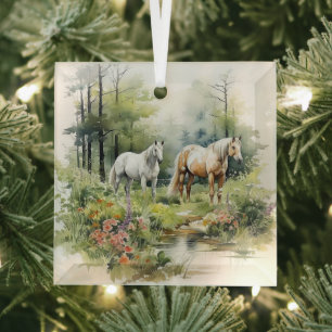 Adorno De Cristal Caballo