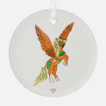 Caballo de carrusel vintage Pegasus Belga Poderoso