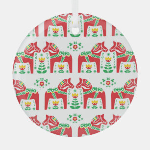 Adorno De Cristal Caballo de dala sueco: Arte popular