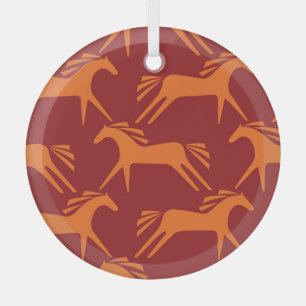 Adorno De Cristal Caballos: Belleza Ecuestre Sin Marea Roja.