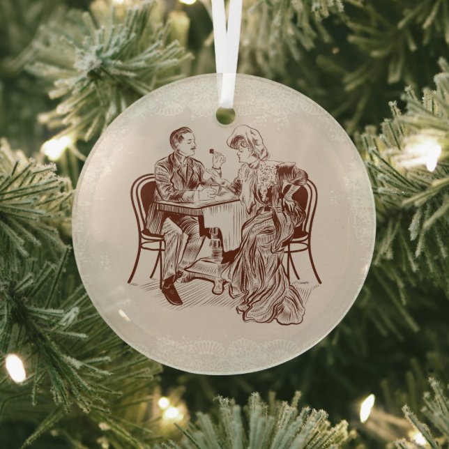 Adorno De Cristal café y amor (in situ)