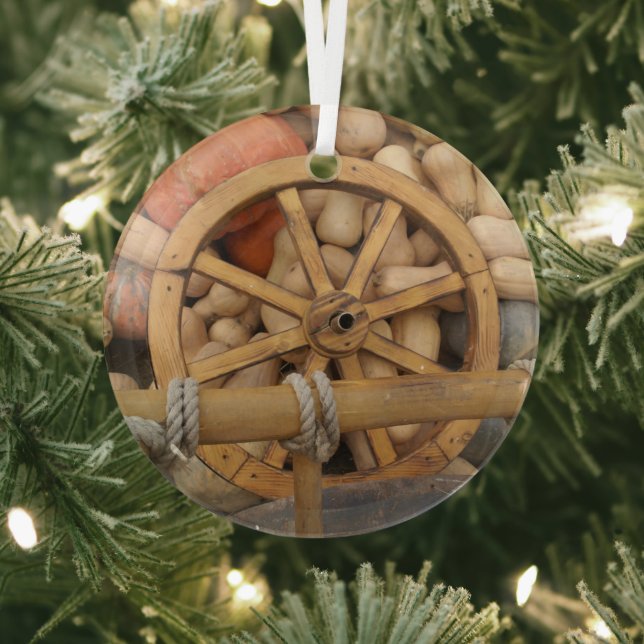 Adorno De Cristal Calabazas otoñales (in situ)