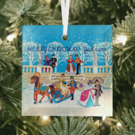 Adorno De Cristal Camino de invierno