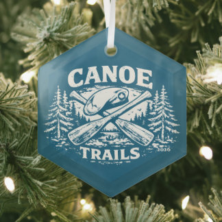 Adorno De Cristal Canoe Trails Hex Ornament 2026