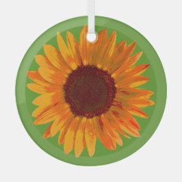 Adorno De Cristal Casa de cultivo de girasol rústica Charm Suncatche