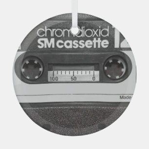 Adorno De Cristal Cassette Vintage BASF: artículo del coleccionista