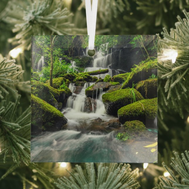 Adorno De Cristal Cataratas | Montaña Phu Tub Berk, Tailandia (in situ)