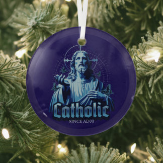 Adorno De Cristal Católico Romano desde AD33 Jesucristo