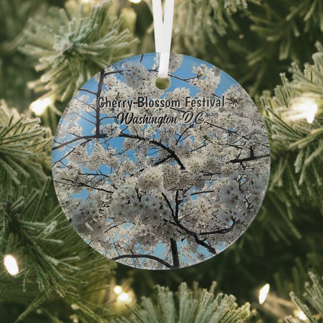 Adorno De Cristal Cherry Blossom Festival Washington D.C. Souvenir (in situ)
