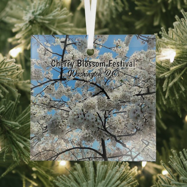 Adorno De Cristal Cherry Blossom Festival Washington D.C. Souvenir (in situ)