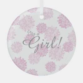 Adorno De Cristal chica floral simple ducha bebé pañal botánico