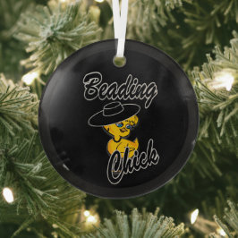 Adorno De Cristal Chick de Beading #4