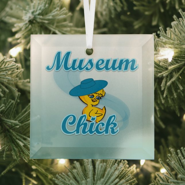 Adorno De Cristal Chick de museo #3 (in situ)