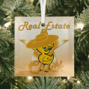 Adorno De Cristal Chick inmobiliario #10