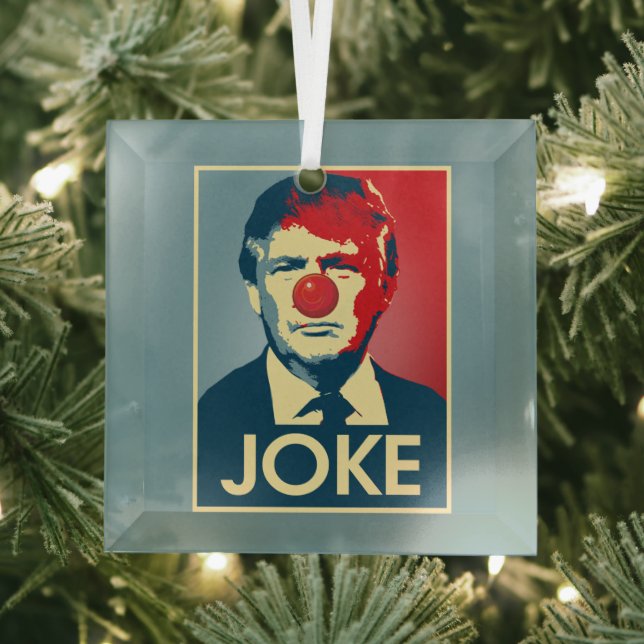 Adorno De Cristal Chiste Donald Trump — Anti-Trump 2016 - (in situ)
